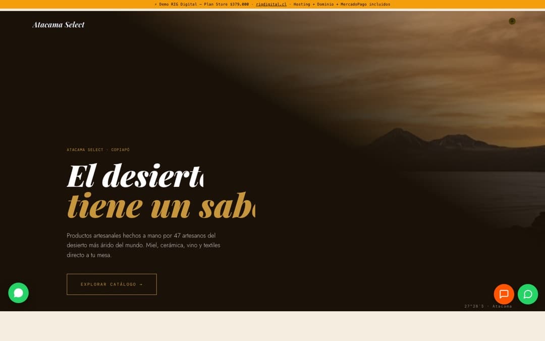 Demo Atacama Select por RIG Digital