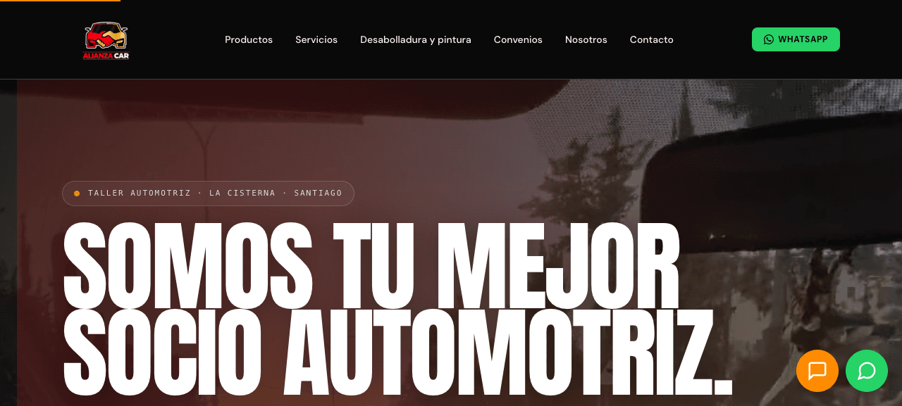 Sitio alianzacar.cl construido por RIG Digital